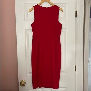 Maxmara red sleeveless formal dress Sz 40